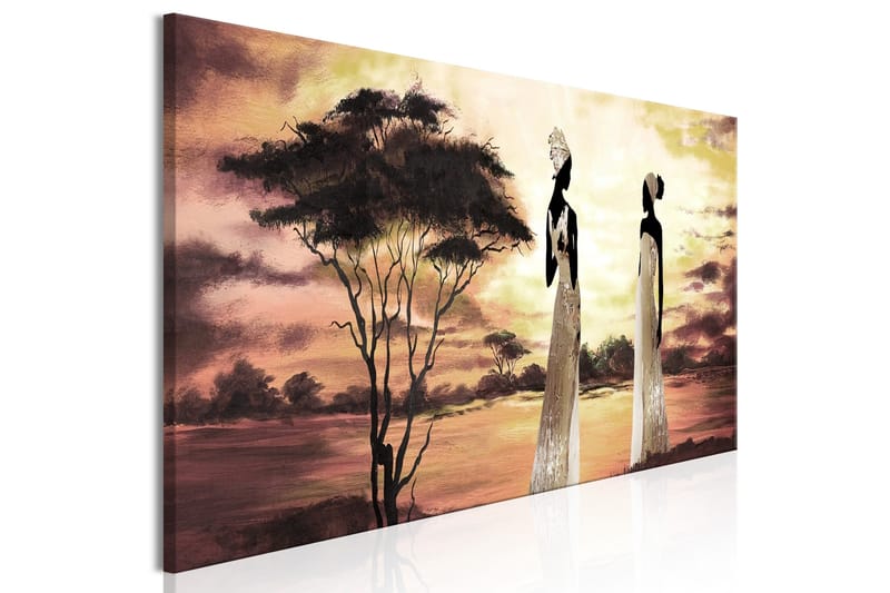 Tavla African Goddesses (1 Part) Narrow 120x40 - Inredning - Tavlor & konst - Canvastavlor