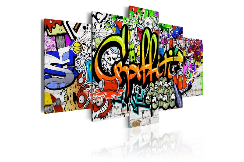 Tavla Artistic Graffiti 200x100 - Artgeist sp. z o. o. - Inredning - Tavlor & konst - Canvastavlor