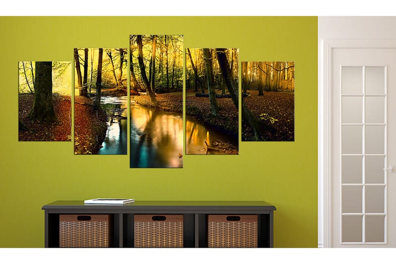 Tavla Autumn Silence Forest 100x50 - Artgeist sp. z o. o. - Inredning - Tavlor & konst - Canvastavlor