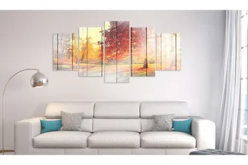 Tavla Autumn Sun 5 Parts Wide 200x100 - Artgeist sp. z o. o. - Inredning - Tavlor & konst - Canvastavlor