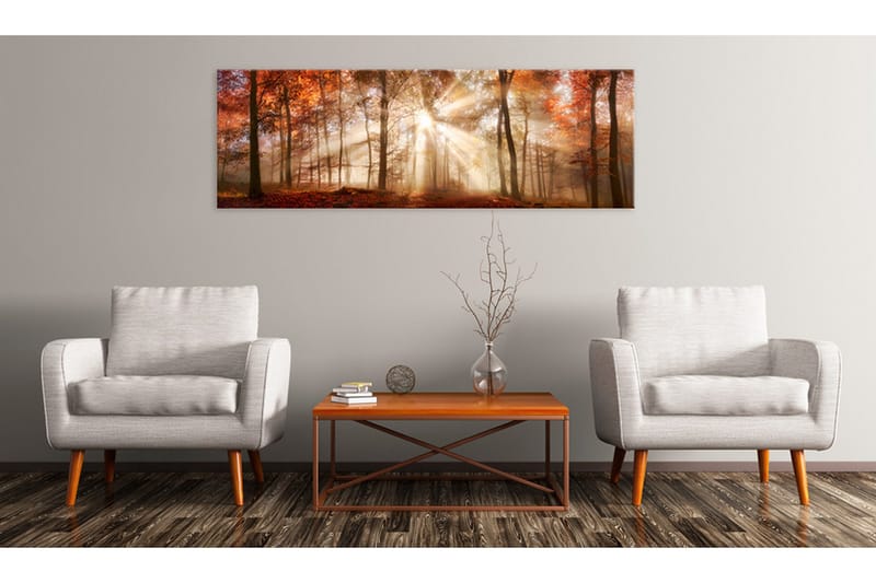 Tavla - Autumnal Dawn 135x45 - Artgeist sp. z o. o. - Inredning - Tavlor & konst - Canvastavlor