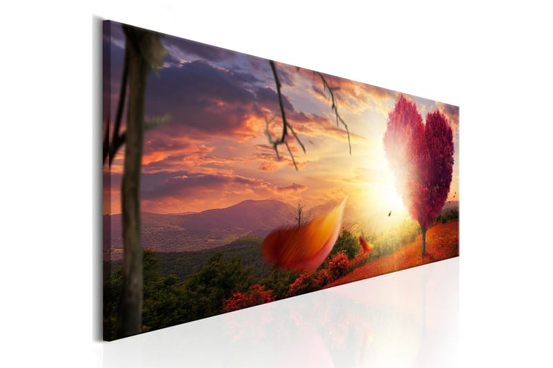 Tavla Autumnal Heart 135x45 - Artgeist sp. z o. o. - Inredning - Tavlor & konst - Canvastavlor