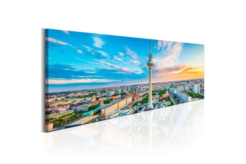Tavla Berliner Fernsehturm Germany 120x40 - Artgeist sp. z o. o. - Inredning - Tavlor & konst - Canvastavlor