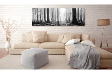 Tavla Black and White Forest 120x40 - Artgeist sp. z o. o. - Inredning - Tavlor & konst - Canvastavlor