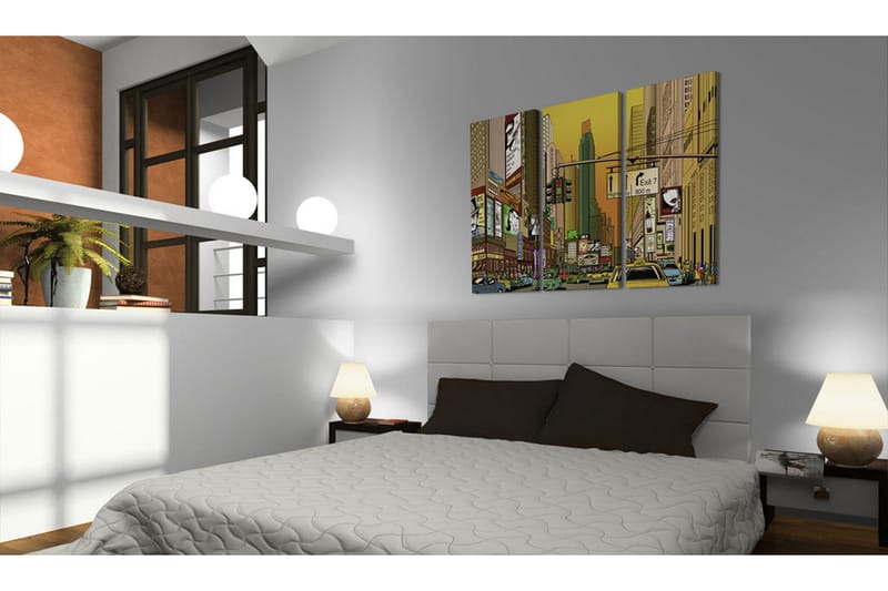Tavla Cartoon NYC 90x60 - Artgeist sp. z o. o. - Inredning - Tavlor & konst - Canvastavlor