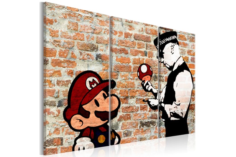 Tavla Caught Mario 120x80 - Artgeist sp. z o. o. - Inredning - Tavlor & konst - Canvastavlor