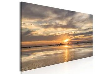 Tavla Cloudy Evening (1 Part) Narrow 135x45 - Inredning - Tavlor & konst - Canvastavlor