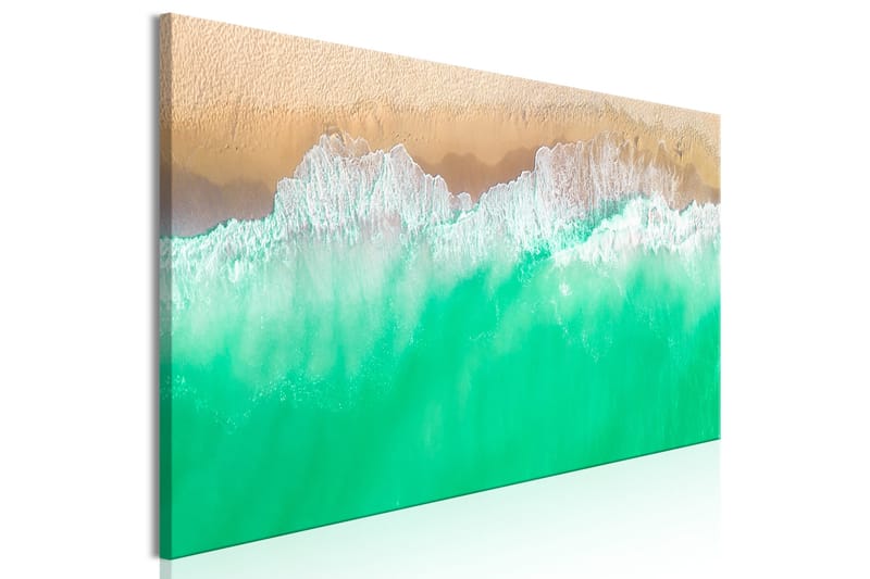 Tavla Coast (1 Part) Narrow Green 135x45 - Inredning - Tavlor & konst - Canvastavlor
