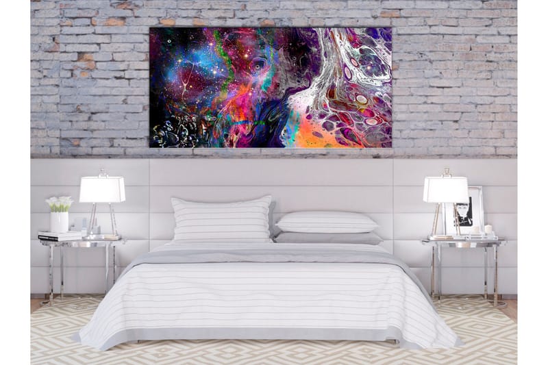 Tavla Colourful Galaxy (1 Part) Wide 60x30 - Artgeist sp. z o. o. - Inredning - Tavlor & konst - Canvastavlor