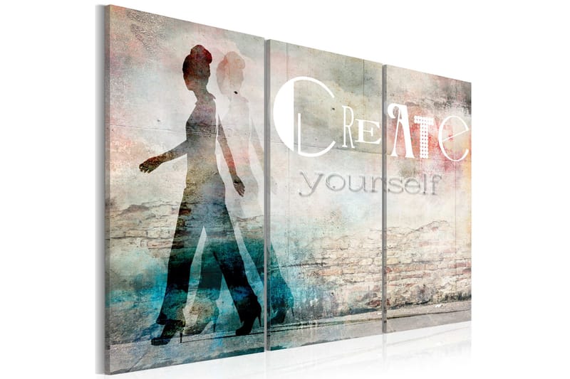 Tavla Create Yourself Triptych 60x40 - Artgeist sp. z o. o. - Inredning - Tavlor & konst - Canvastavlor