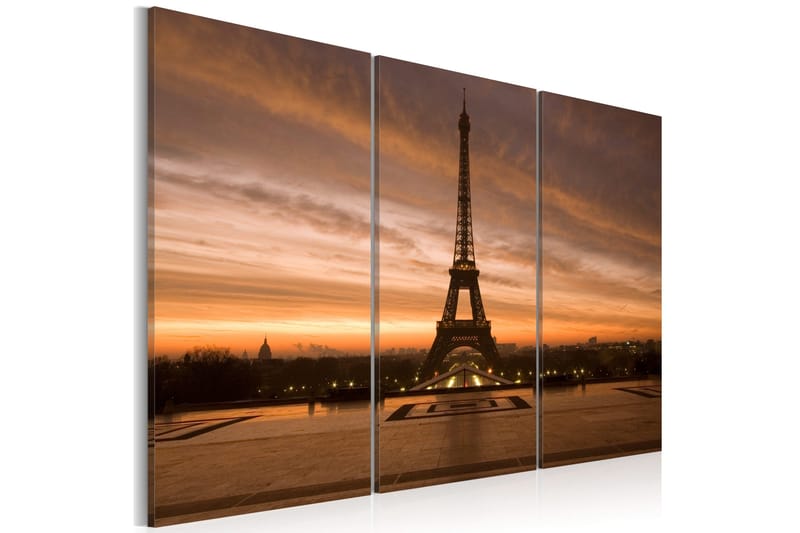 Tavla Eiffel Tower At Dusk 60x40 - Artgeist sp. z o. o. - Inredning - Tavlor & konst - Canvastavlor