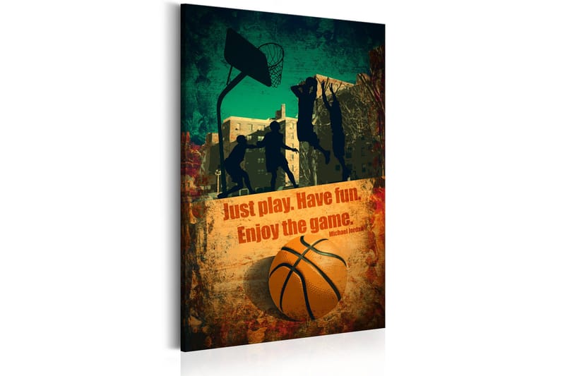 Tavla Enjoy The Game 80x120 cm - Inredning - Tavlor & konst - Canvastavlor