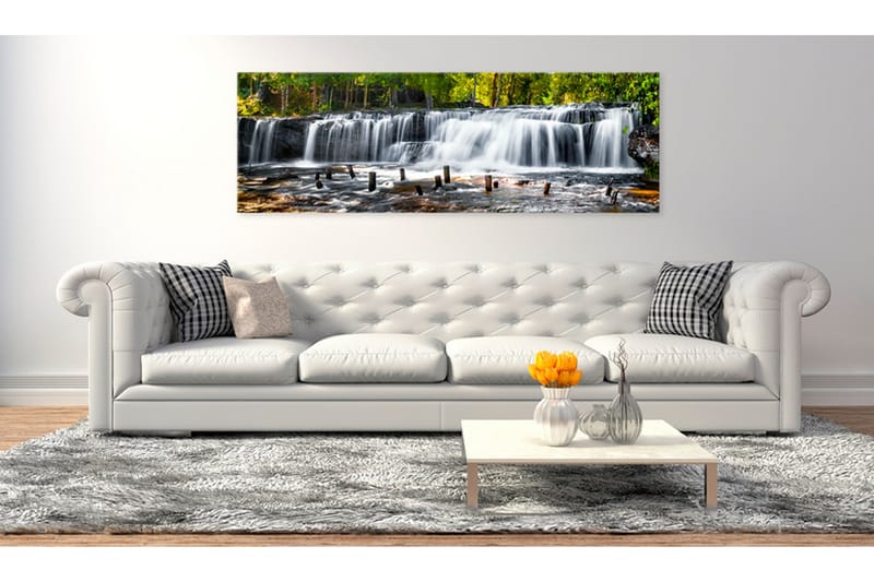 Tavla Fairytale Waterfall 120x40 - Artgeist sp. z o. o. - Inredning - Tavlor & konst - Canvastavlor
