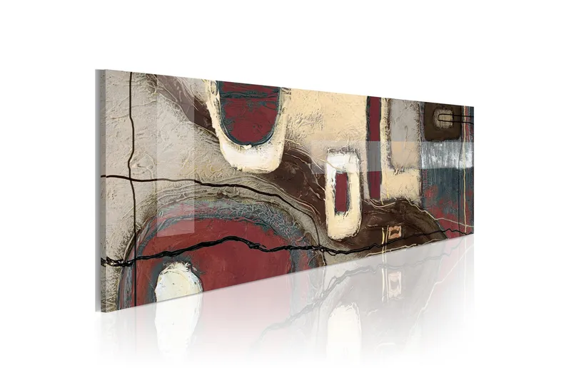 Tavla Fancy Rektanglar 135x45 cm - Inredning - Tavlor & konst - Canvastavlor