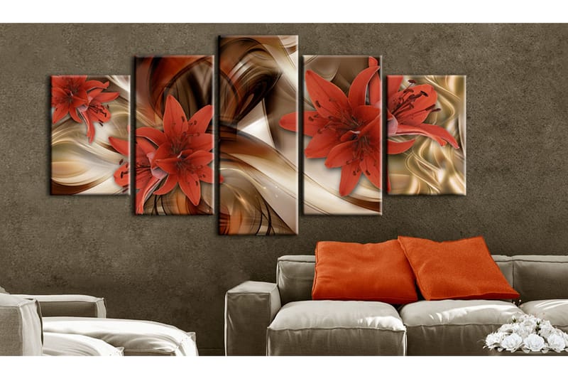 Tavla Flower Nebula 200x100 - Artgeist sp. z o. o. - Inredning - Tavlor & konst - Canvastavlor