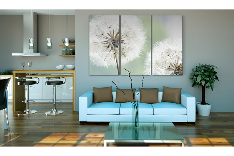 Tavla Fluffy dandelions 90x60 - Artgeist sp. z o. o. - Inredning - Tavlor & konst - Canvastavlor