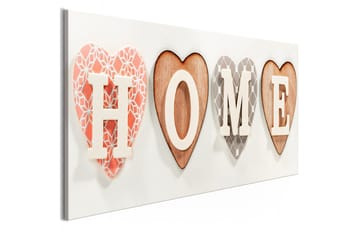 Tavla Four Hearts (1 Part) Narrow 120x40 - Inredning - Tavlor & konst - Canvastavlor