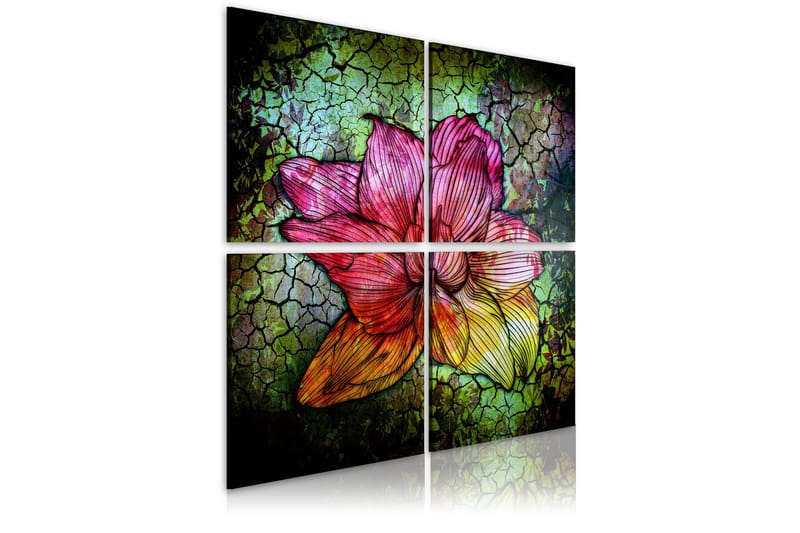 Tavla Glas blomma 60x60 - Artgeist sp. z o. o. - Inredning - Tavlor & konst - Canvastavlor