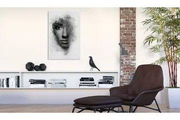 Tavla Grey Portrait 80x120 cm - Inredning - Tavlor & konst - Canvastavlor