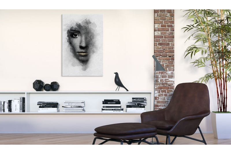 Tavla Grey Portrait 80x120 cm - Inredning - Tavlor & konst - Canvastavlor