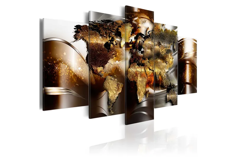 Tavla Honey Continents 200x100 - Artgeist sp. z o. o. - Inredning - Tavlor & konst - Canvastavlor