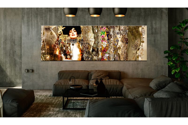 Tavla Judith And Flowers 1 Part Narrow 135x45 cm - Inredning - Tavlor & konst - Canvastavlor
