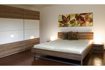 Tavla Kollage Löv 135x45 cm - Inredning - Tavlor & konst - Canvastavlor