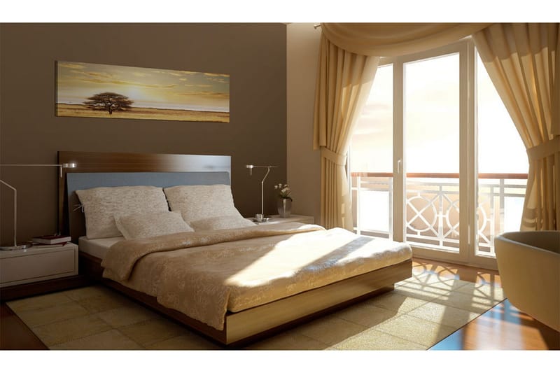 Tavla Lonely Tree On Savannah 135x45 cm - Inredning - Tavlor & konst - Canvastavlor