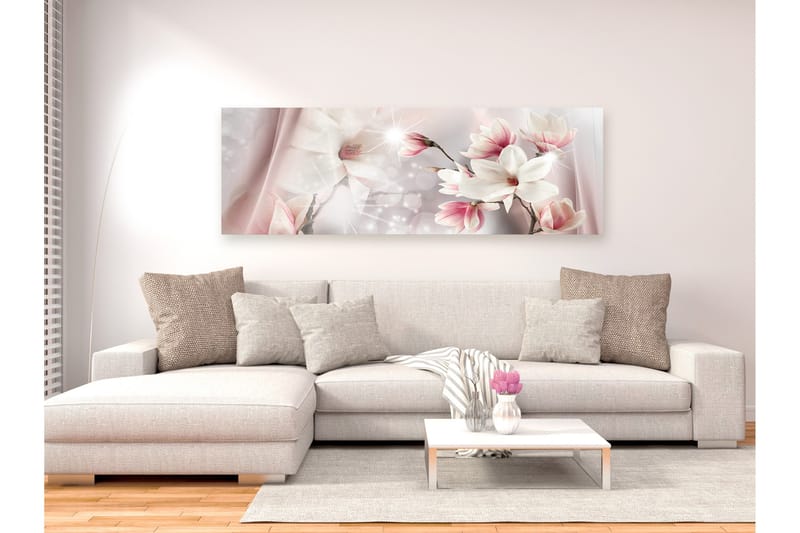 Tavla Magnolia Reflection 1 Part Narrow 135x45 - Artgeist sp. z o. o. - Inredning - Tavlor & konst - Canvastavlor