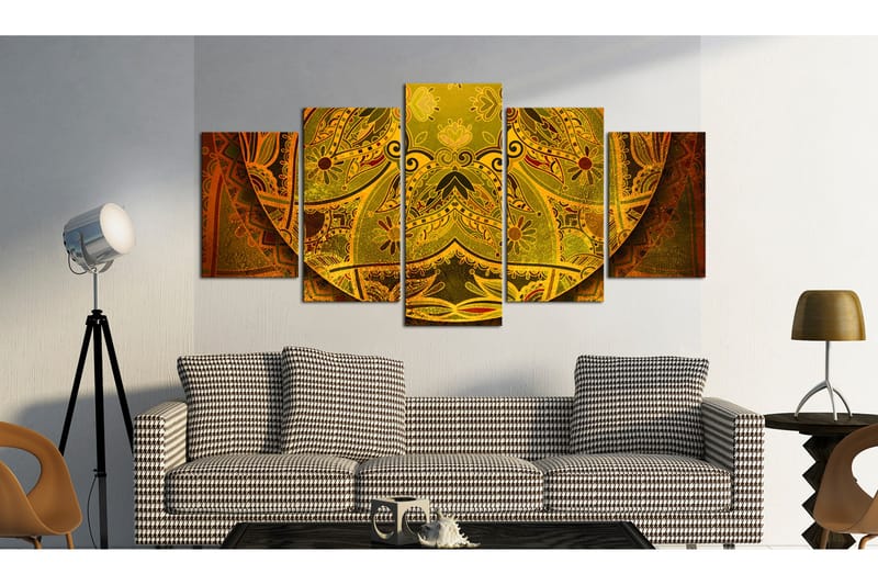Tavla Mandala Golden Power 100x50 - Artgeist sp. z o. o. - Inredning - Tavlor & konst - Canvastavlor