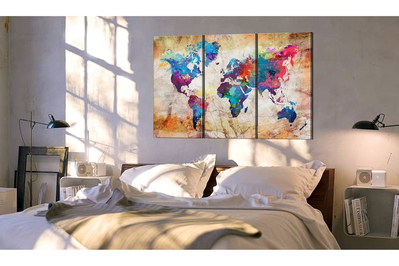 Tavla Maps: Urban Style 120x80 - Artgeist sp. z o. o. - Inredning - Tavlor & konst - Canvastavlor