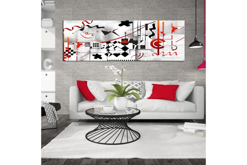 Tavla Maze (1 Part) Narrow 135x45 - Artgeist sp. z o. o. - Inredning - Tavlor & konst - Canvastavlor