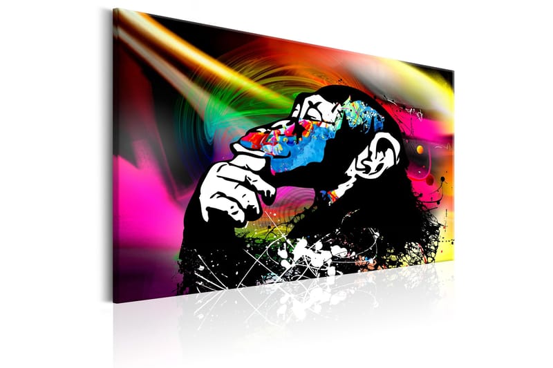 Tavla Monkey Disco 120x80 - Artgeist sp. z o. o. - Inredning - Tavlor & konst - Canvastavlor