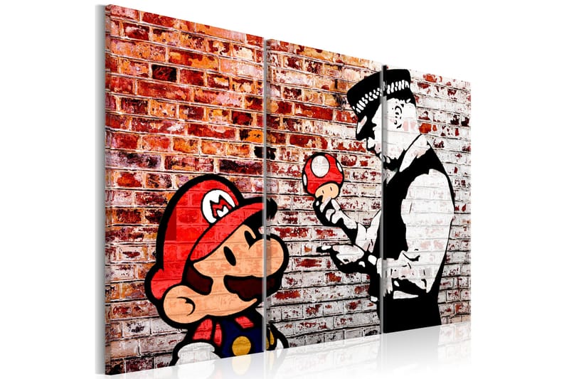 Tavla Mural On Brick 90x60 - Artgeist sp. z o. o. - Inredning - Tavlor & konst - Canvastavlor