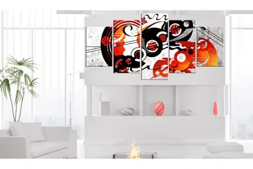 Tavla Music Creations 5 Parts Wide 200x100 - Artgeist sp. z o. o. - Inredning - Tavlor & konst - Canvastavlor
