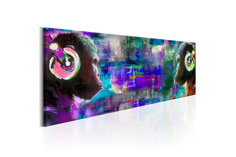 Tavla Musical Rivalry 135x45 cm - Inredning - Tavlor & konst - Canvastavlor