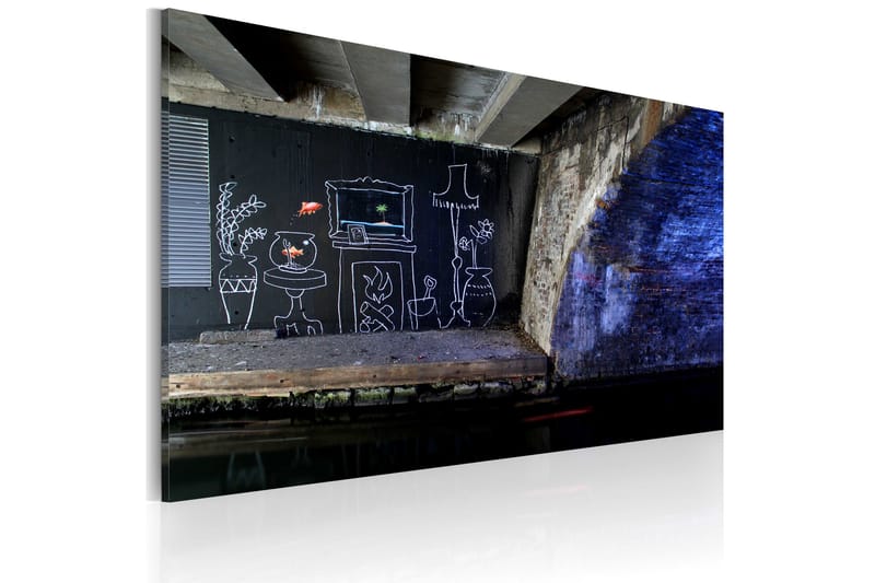 Tavla My Own Piece Of Floor Banksy 60x40 - Artgeist sp. z o. o. - Inredning - Tavlor & konst - Canvastavlor