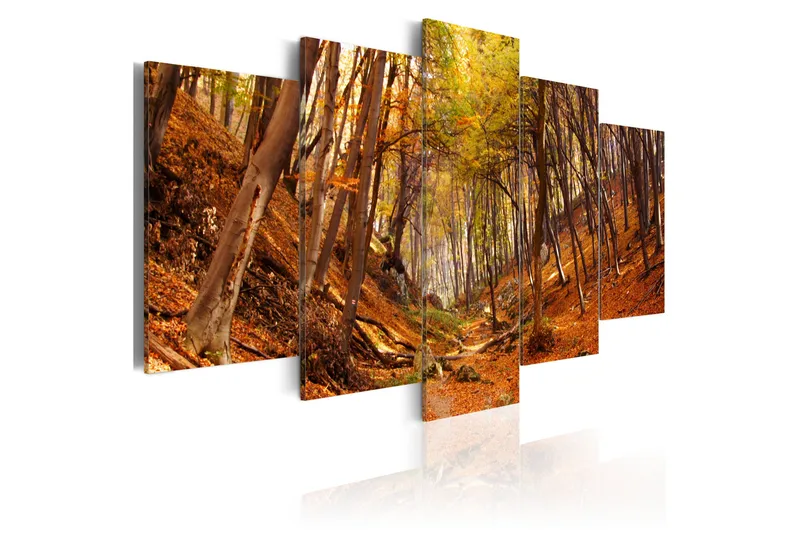 Tavla Orange Autumn 100x50 - Artgeist sp. z o. o. - Inredning - Tavlor & konst - Canvastavlor