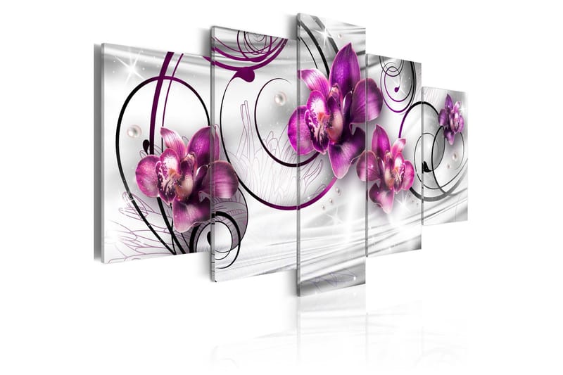 Tavla Orchids And Pearls 100x50 - Artgeist sp. z o. o. - Inredning - Tavlor & konst - Canvastavlor