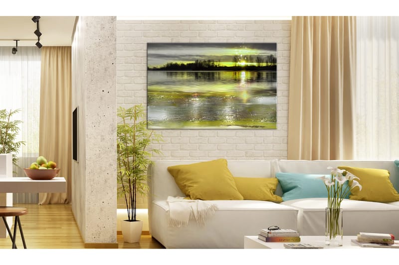 Tavla Quiet Lake 120x80 - Artgeist sp. z o. o. - Inredning - Tavlor & konst - Canvastavlor
