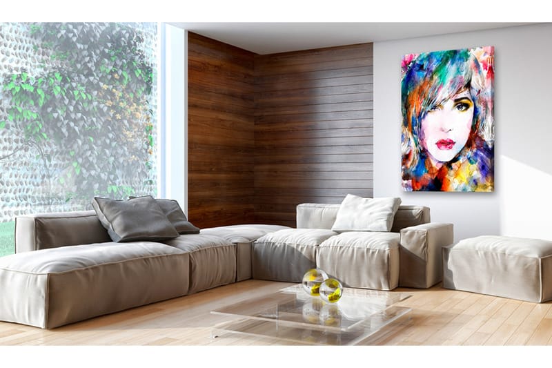Tavla Rainbow Girl 80x120 cm - Inredning - Tavlor & konst - Canvastavlor