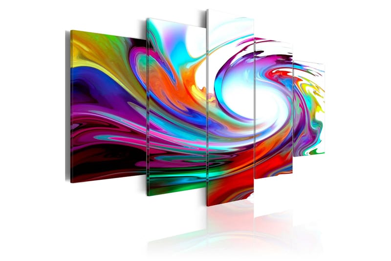 Tavla Rainbow Swirl 100x50 - Artgeist sp. z o. o. - Inredning - Tavlor & konst - Canvastavlor