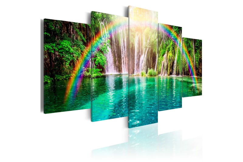 Tavla Rainbow Time 200x100 - Artgeist sp. z o. o. - Inredning - Tavlor & konst - Canvastavlor