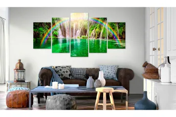 Tavla Rainbow Time Ii 200x100 - Artgeist sp. z o. o. - Inredning - Tavlor & konst - Canvastavlor