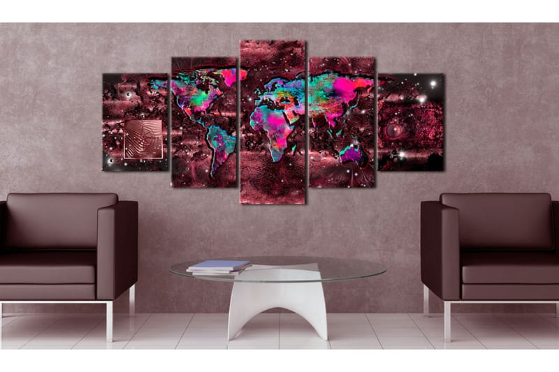 Tavla Ruby Journey 200x100 - Artgeist sp. z o. o. - Inredning - Tavlor & konst - Canvastavlor