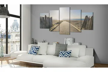 Tavla Sea Promenade 200x100 - Artgeist sp. z o. o. - Inredning - Tavlor & konst - Canvastavlor