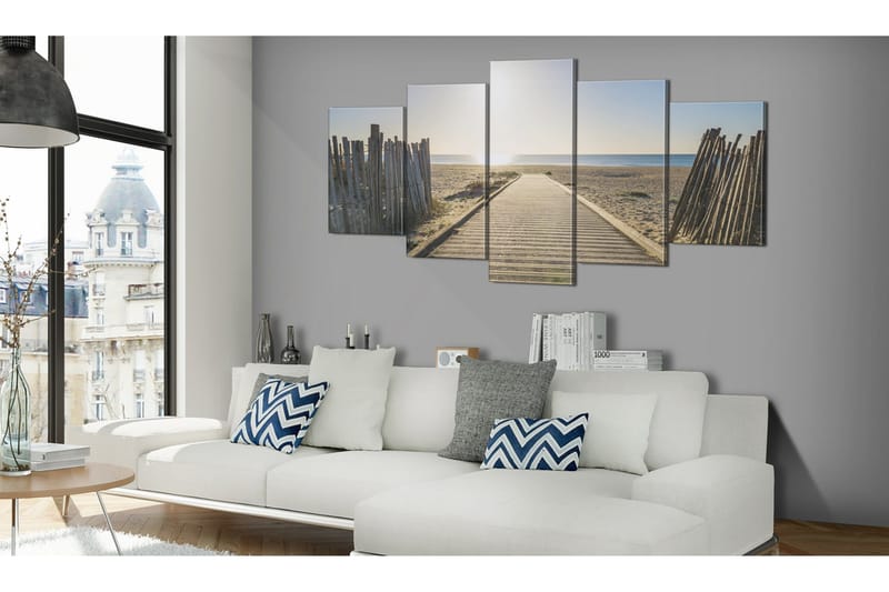 Tavla Sea Promenade 200x100 - Artgeist sp. z o. o. - Inredning - Tavlor & konst - Canvastavlor
