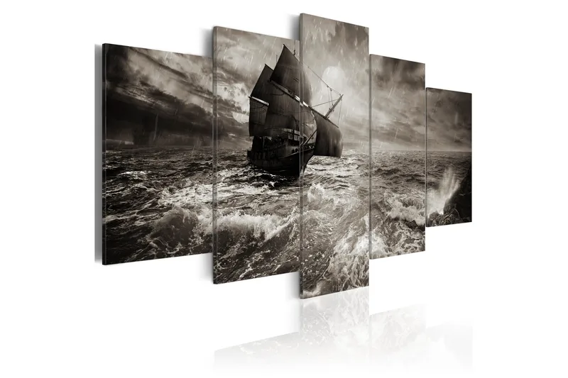 Tavla Ship In A Storm 200x100 - Artgeist sp. z o. o. - Inredning - Tavlor & konst - Canvastavlor