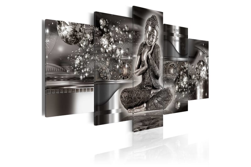 Tavla Silver Serenity 100x50 - Artgeist sp. z o. o. - Inredning - Tavlor & konst - Canvastavlor