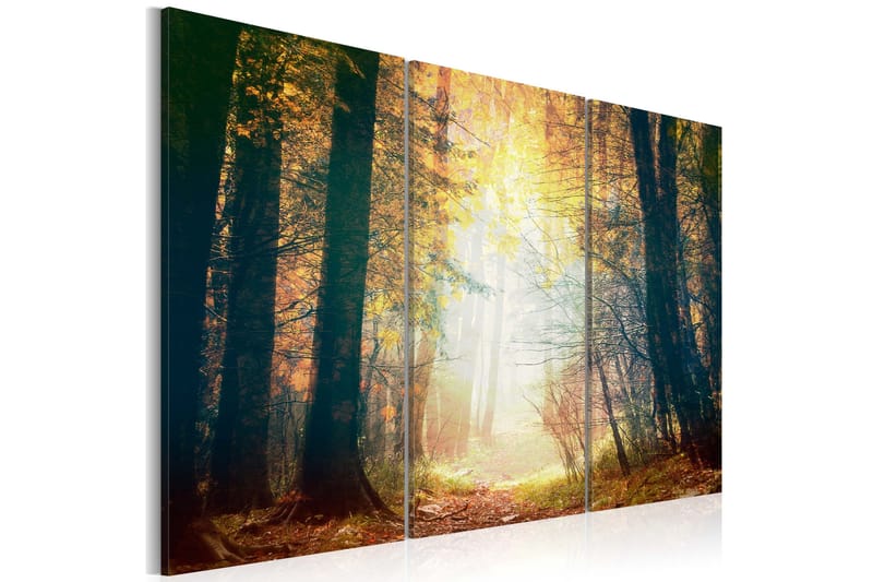 Tavla Skönheten Höst Triptych 120x80 - Artgeist sp. z o. o. - Inredning - Tavlor & konst - Canvastavlor